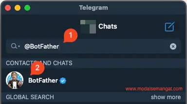 BOT Official Telegram @BotFather #1