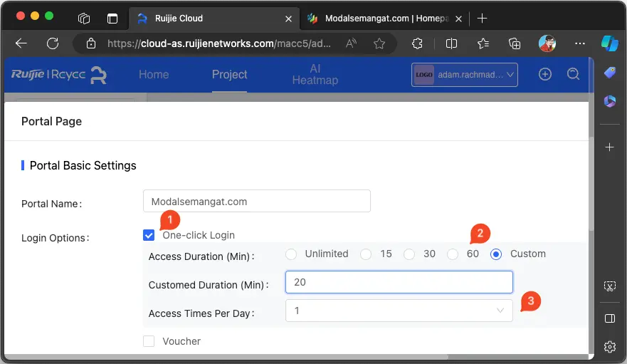 Trial One Click Login Hotspot Ruijie Cloud Trial One Click Login Hotspot Ruijie Cloud