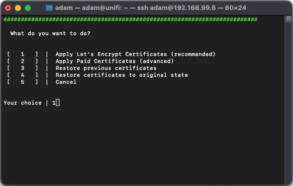 2016 2 install ssl lets encrypt unifi controller